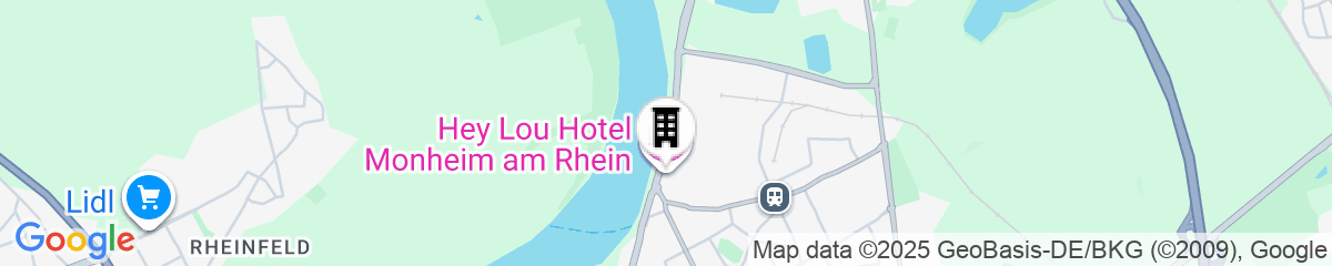 Map for Hey Lou Hotel Monheim am Rhein