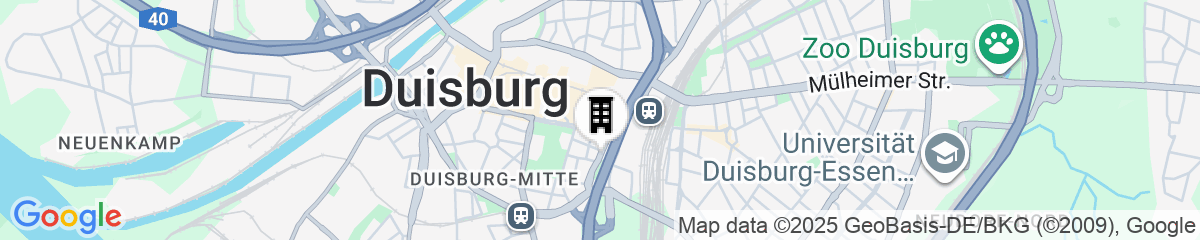 Map for IntercityHotel Duisburg