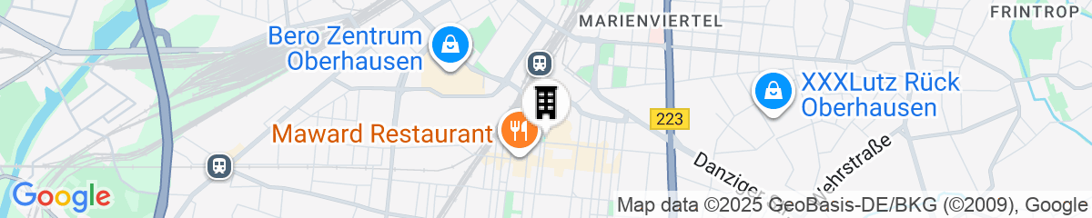 Map for elaya hotel oberhausen