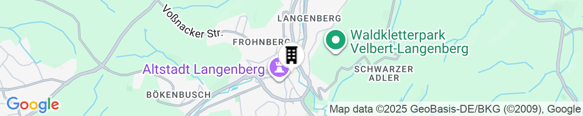 Map for Hotel Rosenhaus Garni