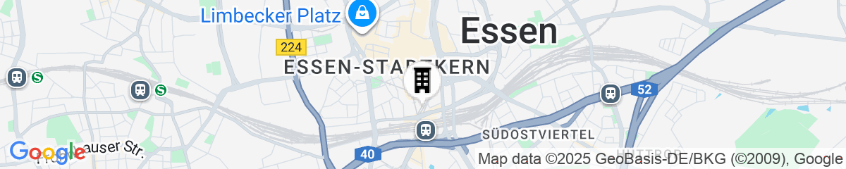 Map for Garner Hotel Essen - Handelshof by IHG