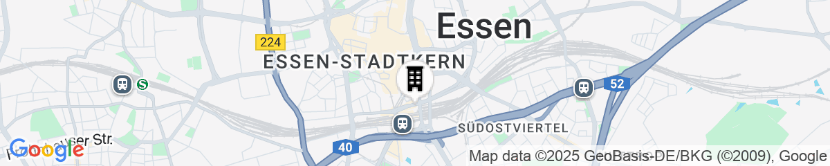 Map for Premier Inn Essen City Centre