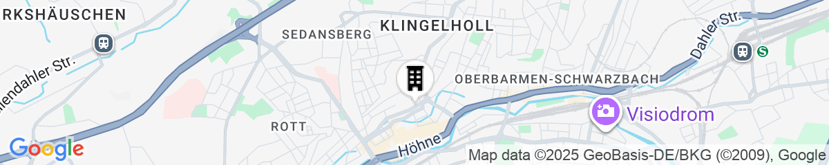 Map for Fachwerk Hotel Wuppertal