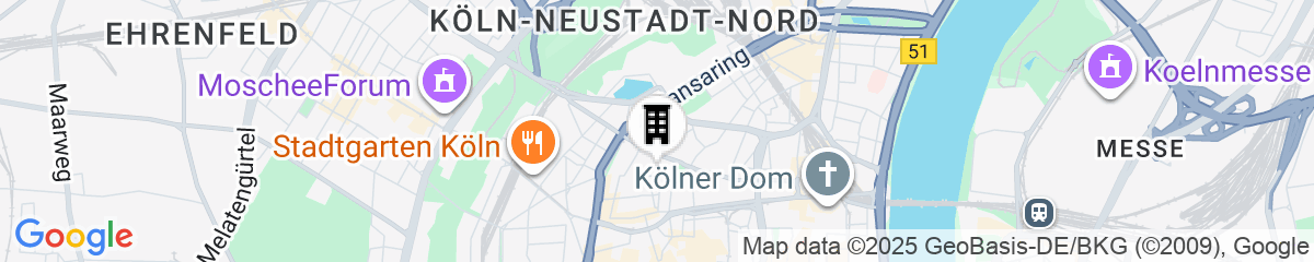 Map for THE QVEST hideaway