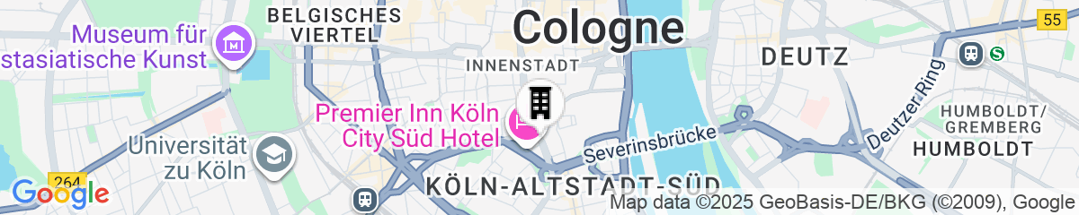 Map for Motel One Köln-Altstadt