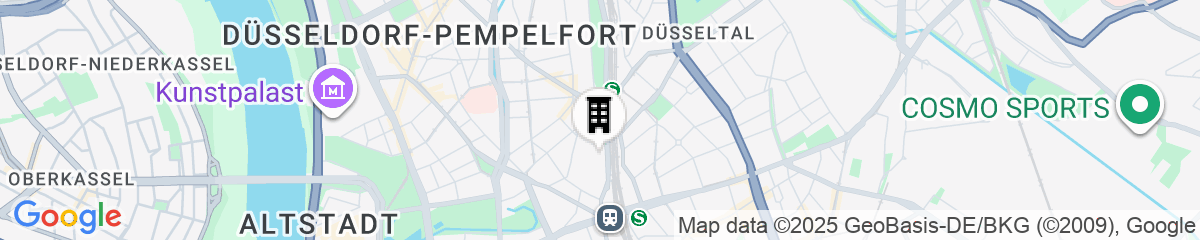 Map for H2 Hotel Düsseldorf City
