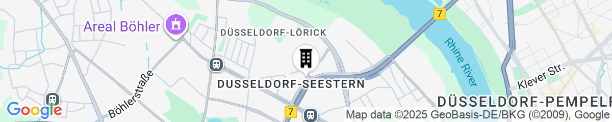 Map for voco Dusseldorf Seestern by IHG