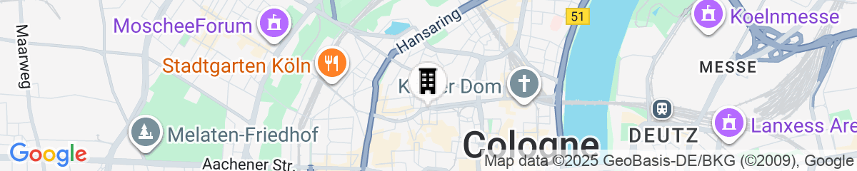 Map for Design Apartments am Römerturm