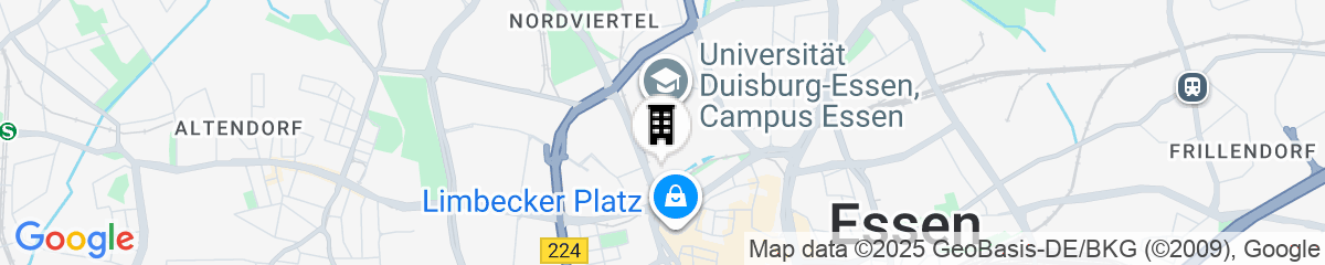 Map for Lunas Appartements in Essen