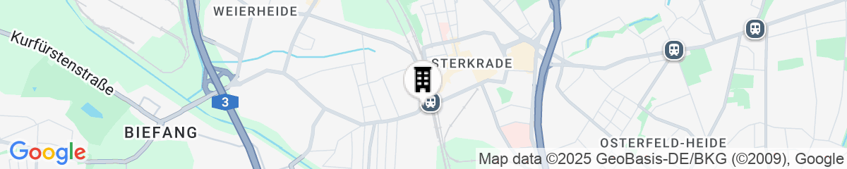 Map for Aparts Oberhausen