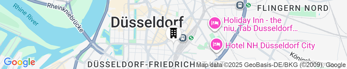 Map for Adina Apartment Hotel Dusseldorf