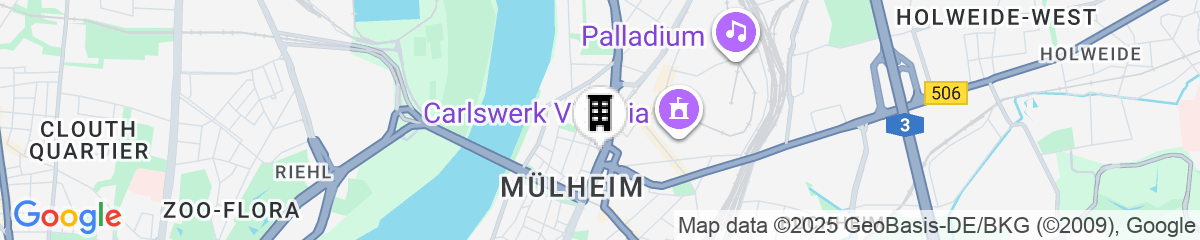 Map for ipartment Cologne Mülheim