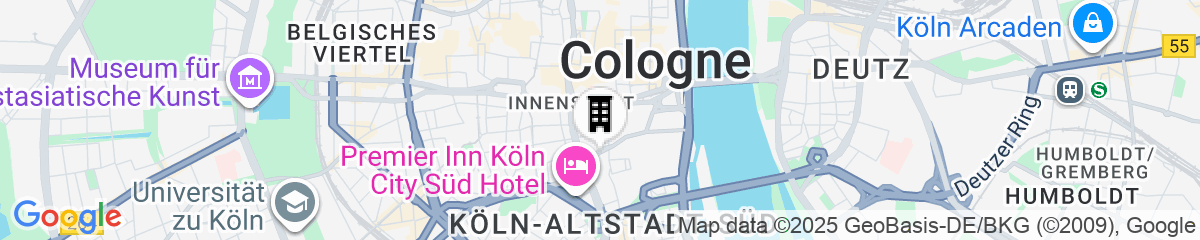 Map for Aparthotel Adagio Köln City