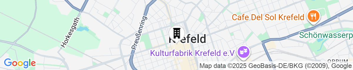 Map for zzzpace Smart-Hotel Krefeld
