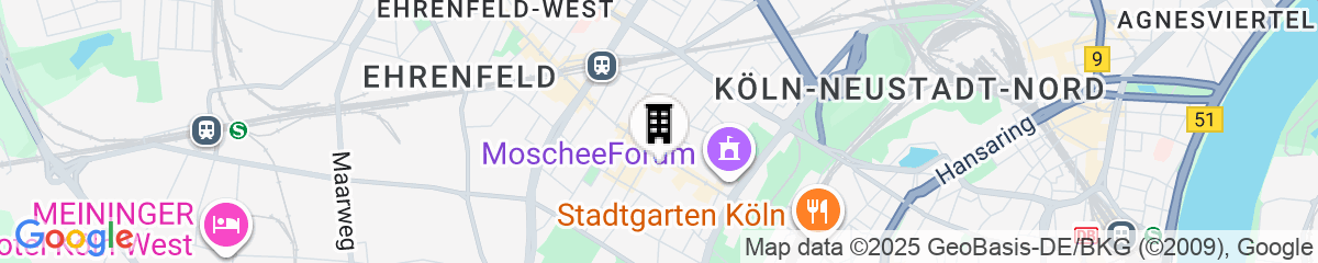 Map for Numa Cologne Ehrenfeld 