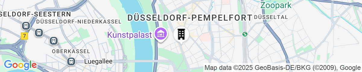 Map for Numa Düsseldorf Artol