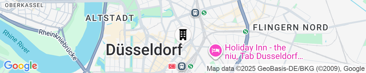 Map for Boardinghouse Düsseldorf