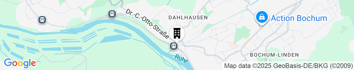 Map for Petul Apart Hotel Am Ruhrbogen