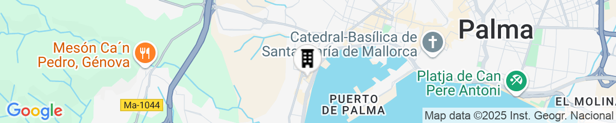 Map for Melia Palma Marina