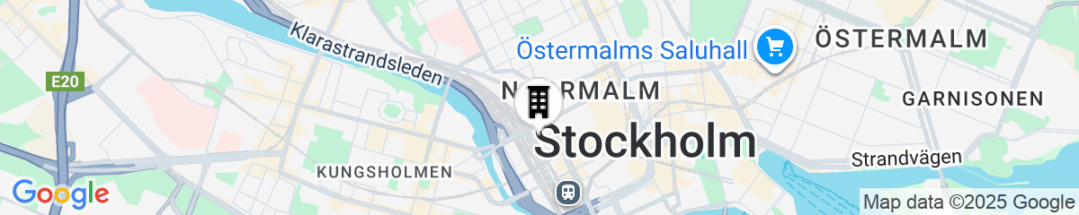 Map for Comfort Hotel Xpress Stockholm Central