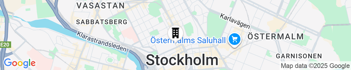 Map for Hotel Hötorget