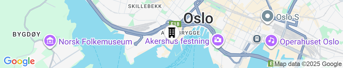 Map for Tjuvholmen I As Home