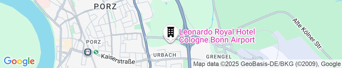 Map for Leonardo Royal Hotel Cologne Bonn Airport