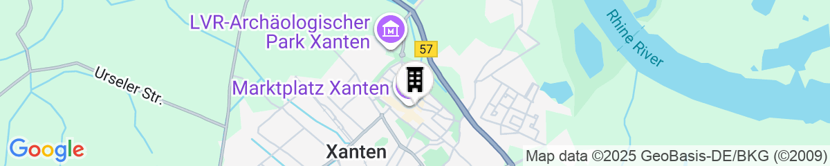 Map for  DORMERO Hotel Xanten