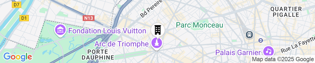 Map for Hotel Magda Champs Elysées