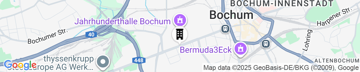 Map for Four Points Flex by Sheraton Bochum