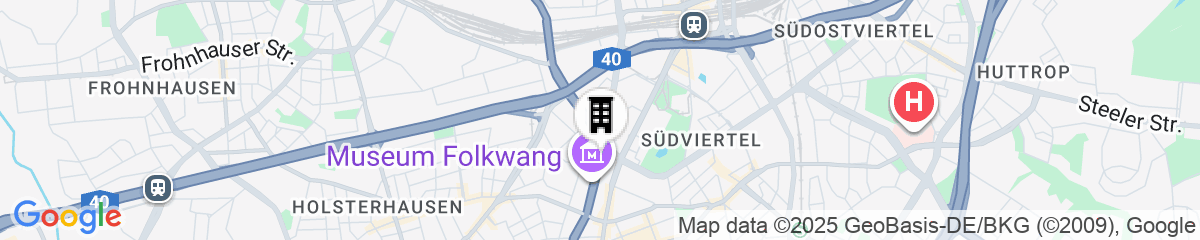 Map for Mercure Hotel Plaza Essen