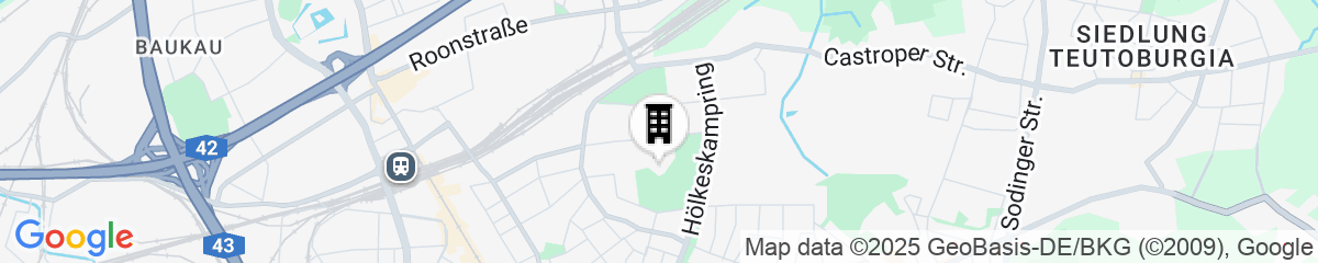 Map for Parkhotel Herne