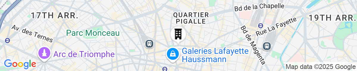 Map for Hotel Langlois