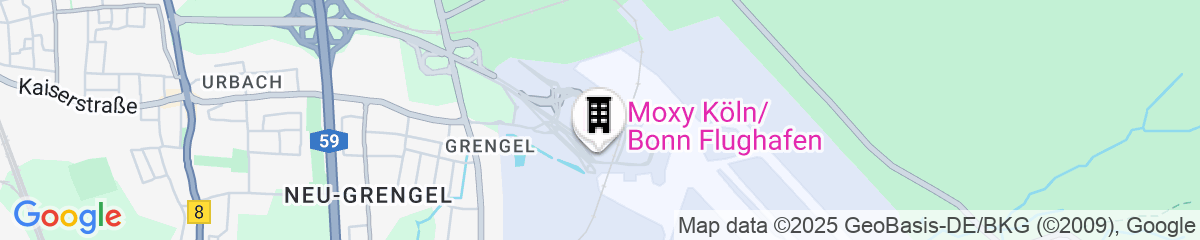 Map for Moxy Cologne-Bonn Airport