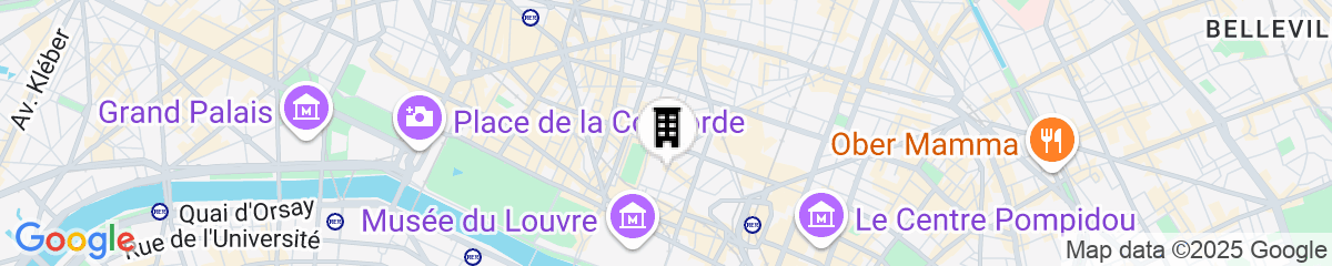 Map for Hôtel Crayon Rouge