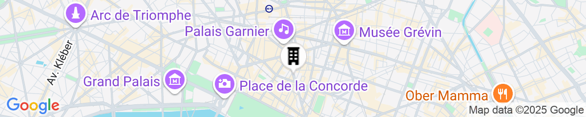 Map for Hôtel Edouard 7 Paris Opéra