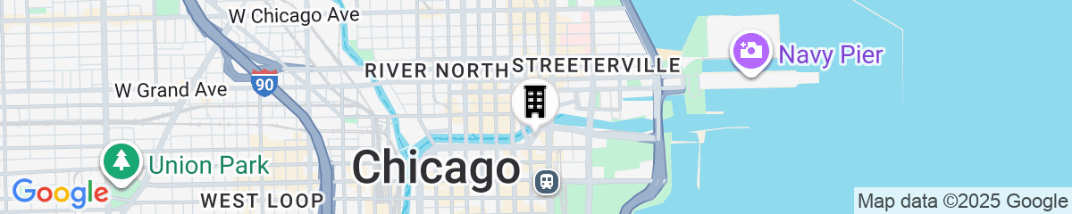 Map for The Royal Sonesta Chicago Downtown