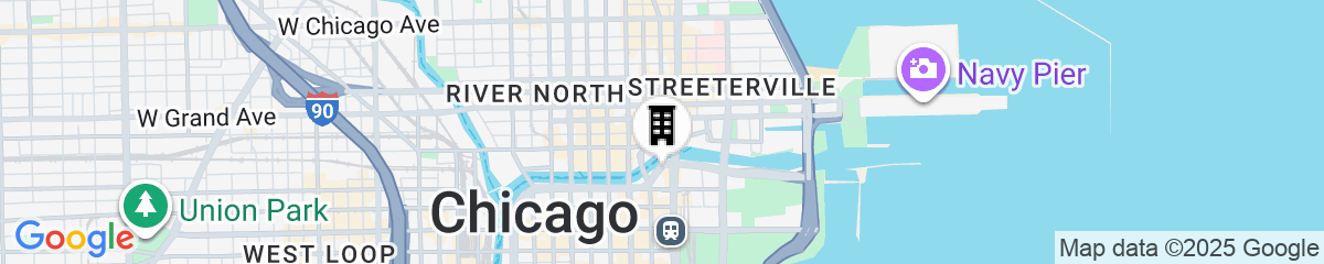 Map for LondonHouse Chicago, Curio Collection by Hilton