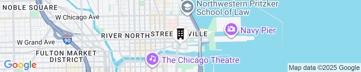 Map for Loews Chicago Hotel