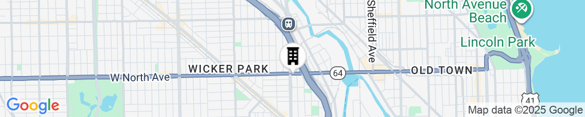 Map for Hyatt Place Chicago/Wicker Park