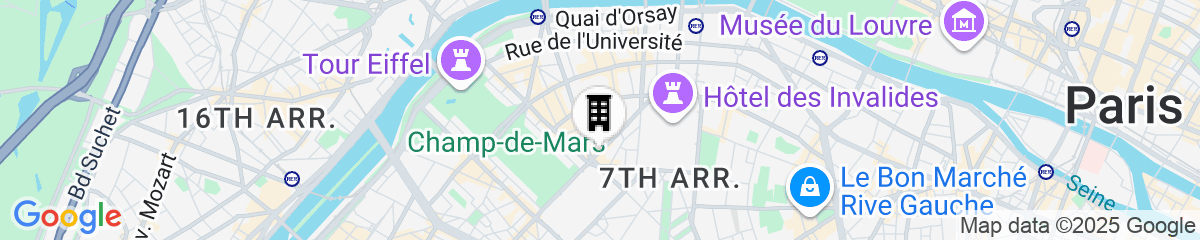 Map for Hôtel Le Walt by Inwood Hotels