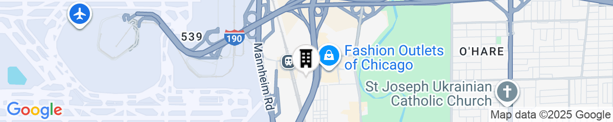 Map for The Rose Chicago, Tapestry Collection by Hilton