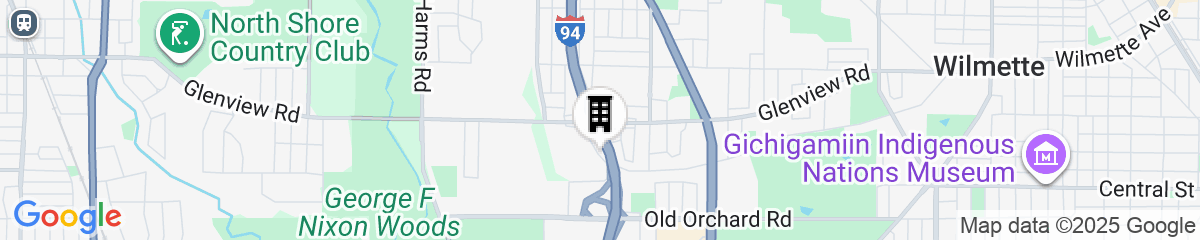 Map for Residence Inn by Marriott Chicago Wilmette/Skokie