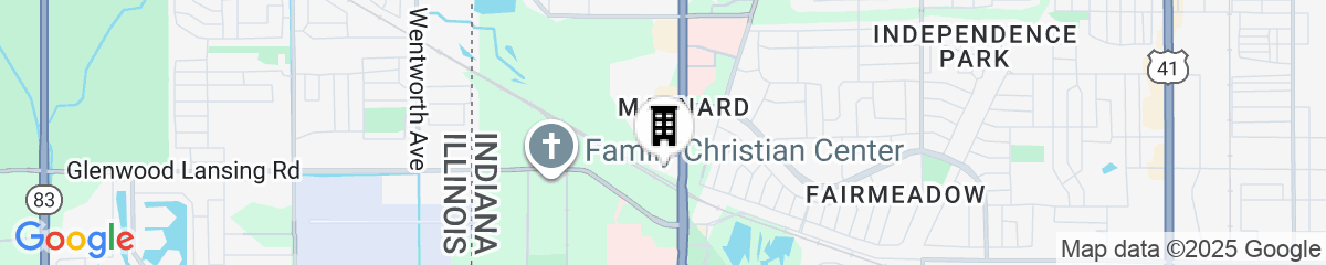 Map for Hyatt Place Munster