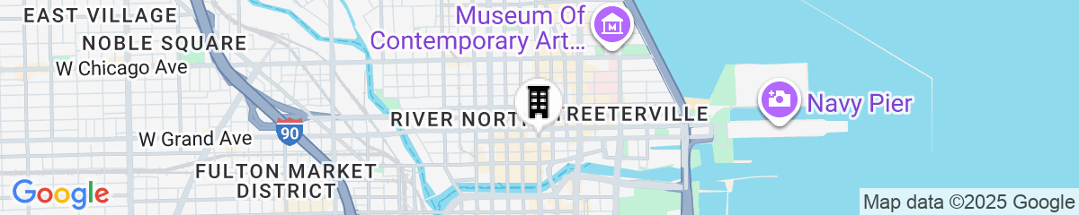 Map for The Royal Sonesta Chicago River North