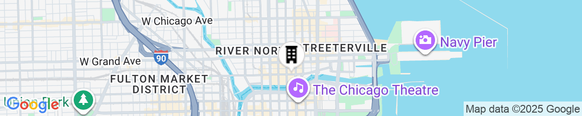 Map for Kinzie Hotel