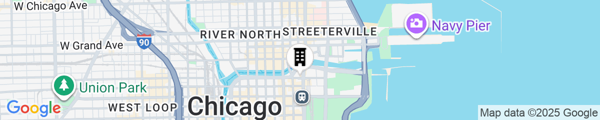 Map for citizenM Chicago Downtown