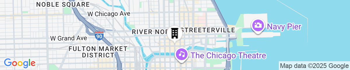 Map for Residence Inn by Marriott Chicago Downtown / River North