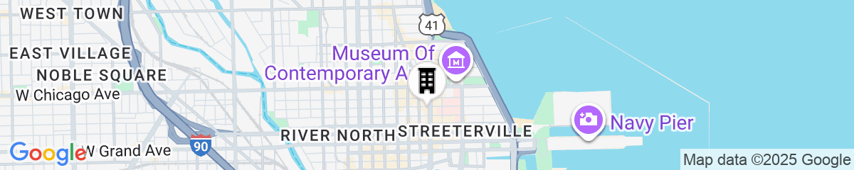 Map for Omni Chicago Hotel