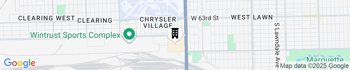 Map for DoubleTree by Hilton Chicago Midway Airport